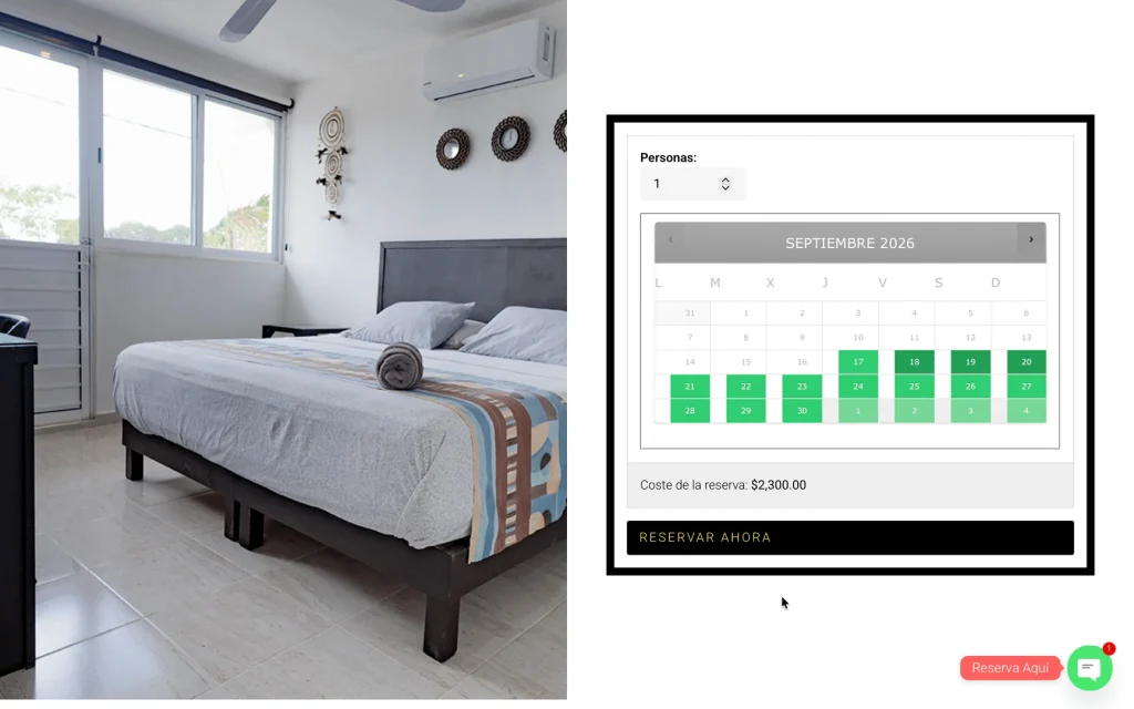 Hotel las Palmas Reservar